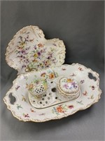Dresden Floral Pattern Chinaware