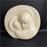 Ceramic Mary & Baby Jesus Pocket Planter