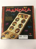 Solid Wood Mancala Board Game