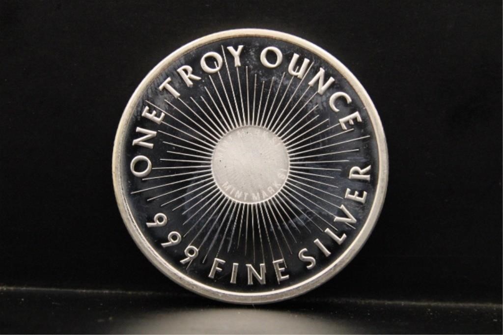 1 TROY OZ .999 SILVER ROUND