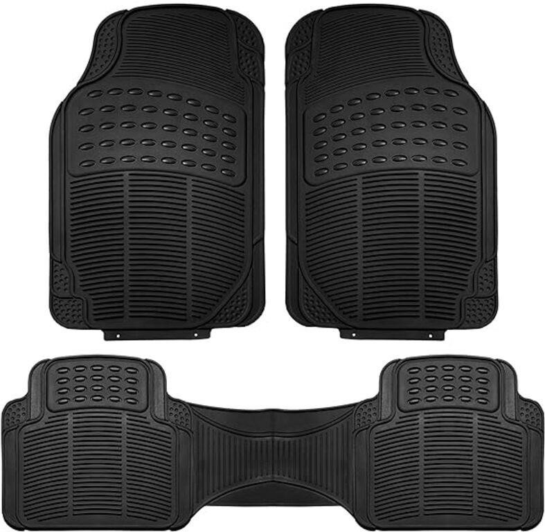 FH Group Automotive Floor Mats Solid Black