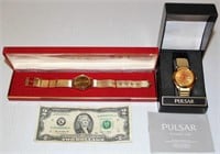 2 Watches - Fireman's Pulsar & Bicentennial