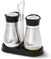 Salt and Pepper Shakers Set - High Grade Stainless