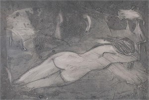Lithograph of a Nude