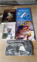 FIVE FLY TYING  BOOKS