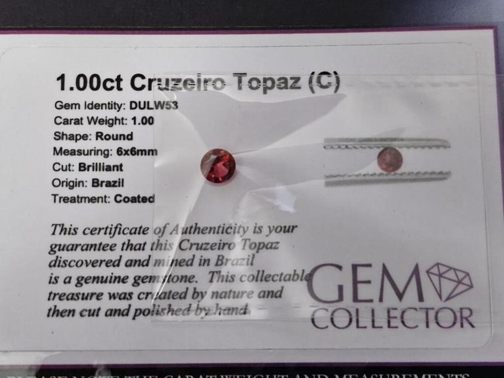 1.00ct Cruzelro Topaz