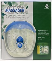 Pursonic Foot Spa Massager w/Tea Tree Oil Foot