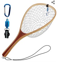 $37 FunVZU Fly Fishing Net - Soft Rubber Mesh