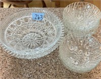 Glass bowl- berry bowls