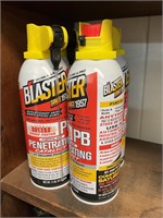 Four PB blaster sprays