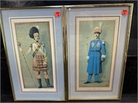 2 POLAND AND SCOTLAND SOLDIER PRINTS