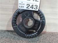 2 Rubberised Weight Plate 2.5Kg