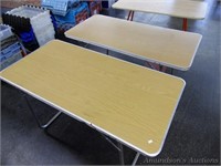 2 Folding Lightweight Tables, Aluminum