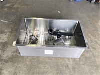 Conglom Stainless Steel Sink 30" x 18" x 10"