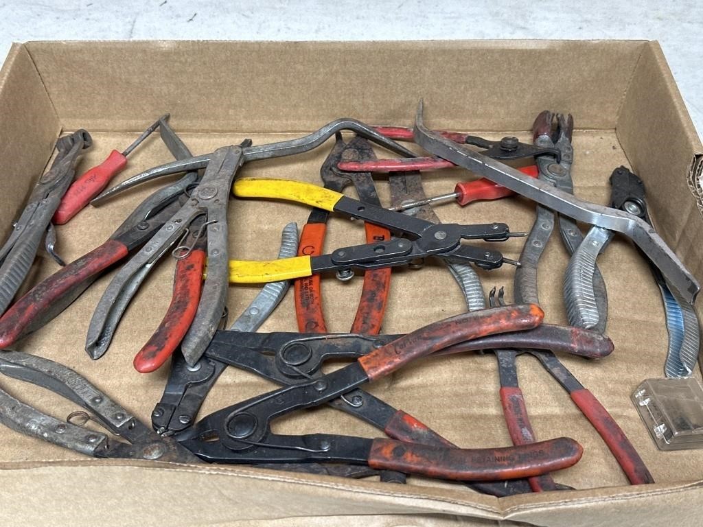 Snap Ring Pliers. Assorted   Mini Pry Bar