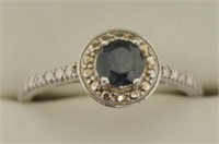 Genuine Black Diamond Ring