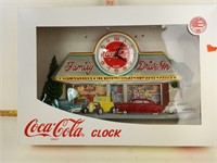 Coca Cola Drive In Clock in box