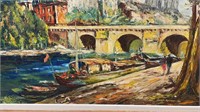 Austrian Oil Painting by Joseph Kellner in a