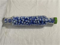 Antique Glass Rolling Pin w/ Marbles