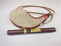 Leather Black Powder Bag & Rifle Cleaning Rod