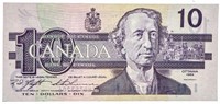 Bank of Canada 1989 $10 GEM UNC (BEH) Circulation