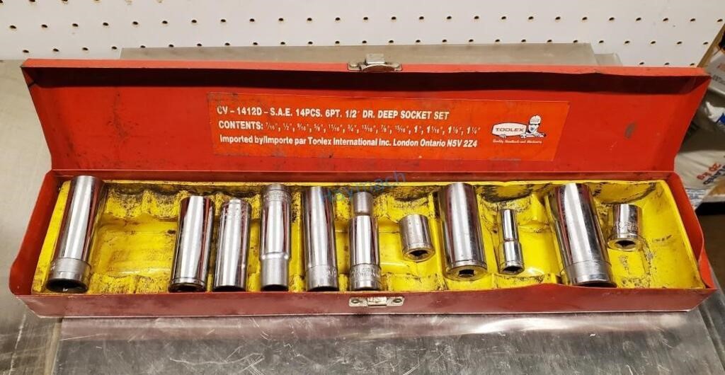 TOOLEX SOCKET SET W/ TOOL BOX