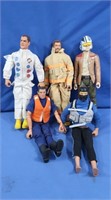 GI Joe Snake Eyes & 4 other Action Figures