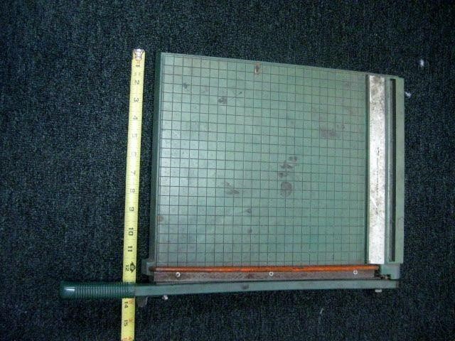 Vtg Photo Material Co. Paper Cutter 23" x 14"