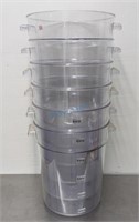 NEW POLYCARB CLEAR ROUND FOOD STORAGE, 20L