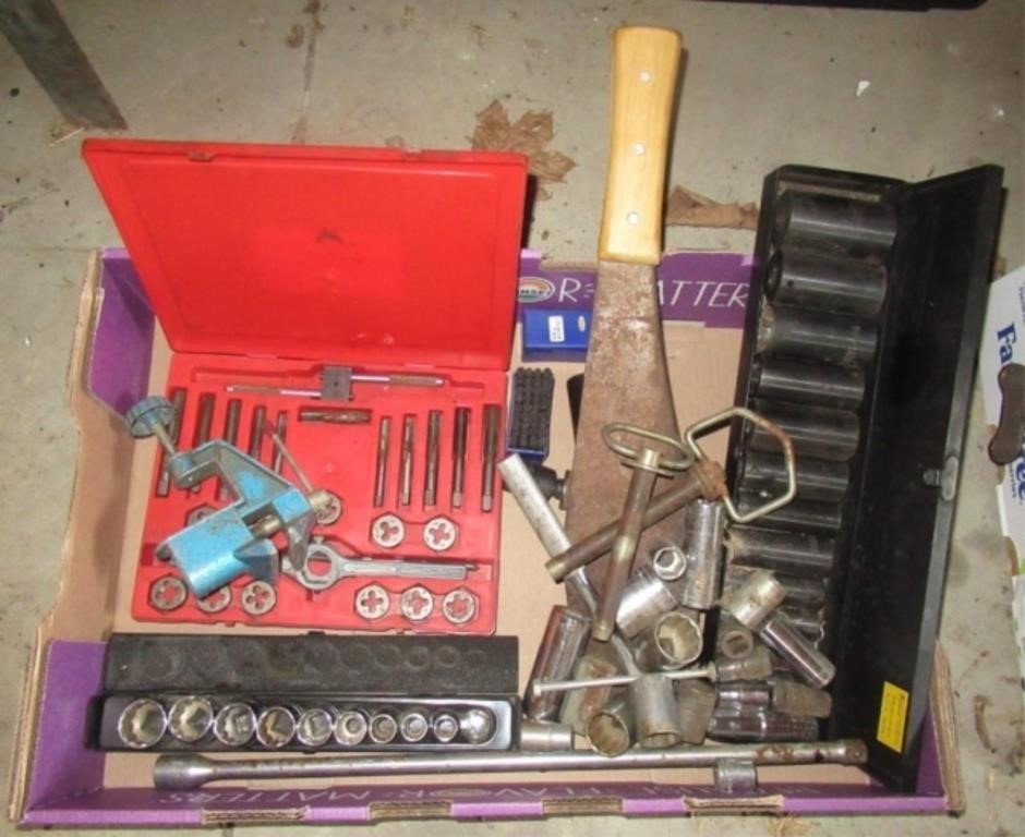 Hand tools includes (24) piece tap and die set,