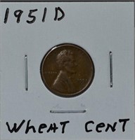 1951 D Wheat Cent