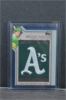 2010 Reggie Jackson Hat Logo Card  #'d 78/99