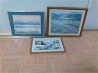 3 landscape prints