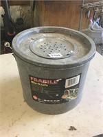 Vintage Frabill metal minnow bucket