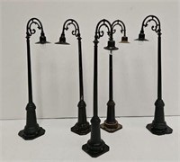 (5) Prewar Lionel Standard Gauge #61 Lamp Posts