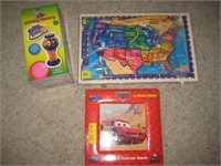 USA Puzzle-Cars Puzzle Book- Gumball Machine