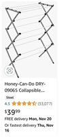 Honey-CanDo Collapsible Clothes Drying Rack (Wood)