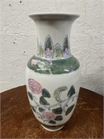 Vintage 10" Hand Painted Ceramic Vase