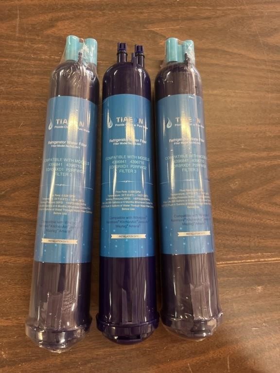 (3) Refrigerator Water Filters