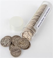 Coin 50 Mercury 90% Silver Dimes Assorted