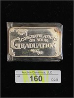 'Graduation', 1oz Silver Bar
