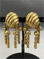Givenchy Pat Pend Goldtone Dangling earrings