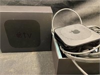 Apple TV Box W/ Cords Not Tested