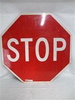 LARGE STOP SIGN STREET SIGN 30 X 30 INCHES