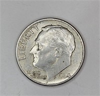 1964 d Roosevelt Dime - 90% Silver