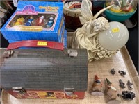 Vintage Lunchbox with Figurines