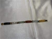 14K Multi-Color Jade Bracelet