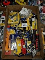 Misc lot screw drivers,drill bits ,multi tool lot