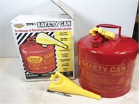 Eagle 5gal gasoline safety can, open box item
