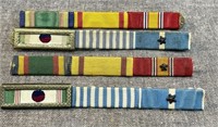 Military Campaign Ribbons w/Battle Stars